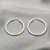 Sterling Silver Small Hoop, Polished, Silver Finish, 02.409.0007.30