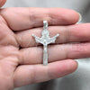 Sterling Silver Religious Pendant, Polished, Silver Finish, 05.392.0096