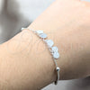 Sterling Silver Charm Bracelet, Polished, Silver Finish, 03.409.0083.08 (01 MM Thickness, 8 Inches Length)