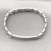 Stainless Steel Solid Bracelet, Polished, Steel Finish, 03.114.0413.08
