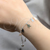 Sterling Silver Charm Bracelet, Teddy Bear Design, Polished, Silver Finish, 03.409.0112.08 (01 MM Thickness, 8 Inches Length)