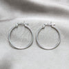 Sterling Silver Small Hoop, Polished, Silver Finish, 02.409.0008.25