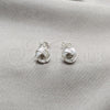 Sterling Silver Stud Earring, Love Knot Design, Polished, Silver Finish, 02.409.0035