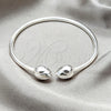 Sterling Silver Individual Bangle, Ball Design, Polished, Silver Finish, 07.409.0023 (04 MM Thickness, One size fits all)