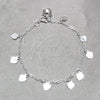 Sterling Silver Charm Bracelet, Heart Design, Polished, Silver Finish, 03.409.0157.07 (03 MM Thickness, 7 Inches Length)