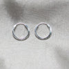 Sterling Silver Small Hoop, Polished, Silver Finish, 02.425.0016.15