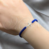 Sterling Silver Adjustable Bolo Bracelet, Algodón, Silver Finish, 03.426.0040.07 (04 MM Thickness, 7 Inches Length)