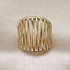 Oro Laminado Elegant Ring, Gold Filled Style Polished, Golden Finish, 01.428.0009