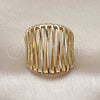 Oro Laminado Elegant Ring, Gold Filled Style Polished, Golden Finish, 01.428.0009 (One size fits all)