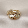Oro Laminado Elegant Ring, Gold Filled Style Polished, Golden Finish, 01.163.0006 (One size fits all)