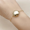 Oro Laminado Fancy Bracelet, Gold Filled Style Ball and Hollow Design, Polished, Golden Finish, 03.63.2288.08
