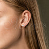 Sterling Silver Stud Earring, Polished, Silver Finish, 02.392.0052