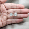Sterling Silver Stud Earring, Polished, Silver Finish, 02.392.0052