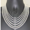Sterling Silver Basic Bracelet, Miami Cuban Design, Polished, Silver Finish, 03.420.0008.09