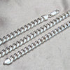 Sterling Silver Basic Bracelet, Miami Cuban Design, Polished, Silver Finish, 03.420.0008.09.1 (220 Gauge, 08 MM Thickness, 9 Inches Length)