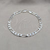 Sterling Silver Basic Bracelet, Polished, Silver Finish, 04.420.011.09
