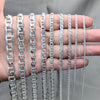 Sterling Silver Basic Bracelet, Mariner Design, Polished, Silver Finish, 03.420.0030.09 (250 Gauge, 10 MM Thickness, 9 Inches Length)