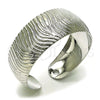 Rhodium Gold Filled Individual Bangle, Polished, Rhodium Finish, 07.432.0003.1 (Thickness, One size fits all)