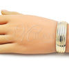 Oro Laminado Individual Bangle, Gold Filled Style Polished, Golden Finish, 07.432.0004