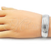 Rhodium Plated Individual Bangle, Polished, Rhodium Finish, 07.432.0004.1