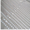 Sterling Silver Basic Anklet, Mariner Design, Polished, Silver Finish, 04.420.0023.10 (0.60 Gauge, Thickness, 10 Inches Length)