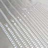Sterling Silver Basic Anklet, Curb Design, Polished, Silver Finish, 03.420.0029.10 (120 Gauge, Thickness, 10 Inches Length)