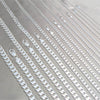 Sterling Silver Basic Anklet, Curb Design, Polished, Silver Finish, 03.420.0033.10 (0.60 Gauge, Thickness, 10 Inches Length)