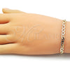 Oro Laminado Basic Bracelet, Gold Filled Style Mariner Design, Polished, Golden Finish, 5.222.024.07