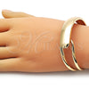 Oro Laminado Individual Bangle, Gold Filled Style Polished, Golden Finish, 07.215.0002.04