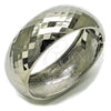 Rhodium Gold Filled Individual Bangle, Polished, Rhodium Finish, 07.215.0012.1.05 (24 MM Thickness, Size 5 (2.50 Diameter))