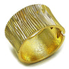 Oro Laminado Individual Bangle, Gold Filled Style Diamond Cutting Finish, Golden Finish, 07.215.0014.05 (40 MM Thickness, Size 5 (2.50 Diameter))