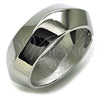 Rhodium Plated Individual Bangle, Polished, Rhodium Finish, 07.215.0016.1.05