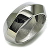 Rhodium Gold Filled Individual Bangle, Polished, Rhodium Finish, 07.215.0016.1.05 (30 MM Thickness, Size 5 (2.50 Diameter))