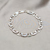 Sterling Silver Basic Bracelet, Mariner Design, Polished, Silver Finish, 03.433.0012.08