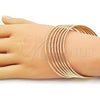 Oro Laminado Semanario Bangle, Gold Filled Style Polished, Golden Finish, 5.232.002.05.5