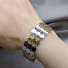 Stainless Steel Fancy Bracelet, Polished, Two Tone, 03.63.2299.08