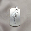 Stainless Steel Fancy Pendant, Polished, Steel Finish, 05.63.1176