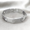 Stainless Steel Solid Bracelet, Polished, Steel Finish, 03.63.22915.08