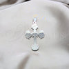 Stainless Steel Fancy Pendant, Cross Design, Polished, Steel Finish, 05.63.1188