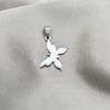 Stainless Steel Fancy Pendant, Butterfly Design, Polished, Steel Finish, 05.63.1194