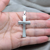 Stainless Steel Religious Pendant, Polished, Steel Finish, 05.63.1204