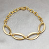 Stainless Steel Solid Bracelet, Polished, Golden Finish, 03.63.22945.08