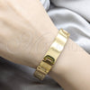 Stainless Steel Solid Bracelet, Polished, Golden Finish, 03.63.22954.08