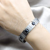 Stainless Steel Solid Bracelet, Polished, Steel Finish, 03.63.22963.08