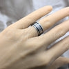 Stainless Steel Mens Ring, Polished, Steel Finish, 01.63.0585.07