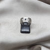 Stainless Steel Mens Ring, Matte Finish, Steel Finish, 01.63.0607.05 (Size 5)