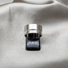 Stainless Steel Mens Ring, Matte Finish, Steel Finish, 01.63.0612.06 (Size 6)