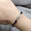 Stainless Steel Fancy Bracelet, Infinite Design, with White Crystal, Polished, Steel Finish, 03.63.22135.07