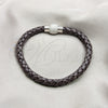 Stainless Steel Basic Bracelet, Polished, Steel Finish, 03.63.22142.08 (06 MM Thickness, 8 Inches Length)