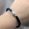 Stainless Steel Solid Bracelet, Polished, Steel Finish, 03.63.22143.08